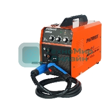 Сварочный аппарат PATRIOT WMA 225MQ (605301755) инверторный mig/mag/mma стальной и флюс. провлокой