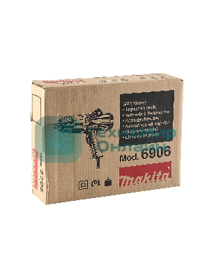 Гайковерт Makita 6906 Гайковерт ударный 6906 850Вт,1600у\м,588Нм,квадрат 3\4