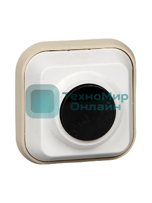 Выключатель кнопочный 250 В 0.4А для электрозвонков DIY SchE A1-04-011-I