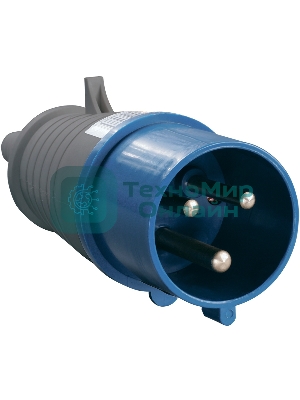 Вилка эл. каб. 32А 2P+PE 220В IP44 ССИ-023 IEK PSR01-032-3