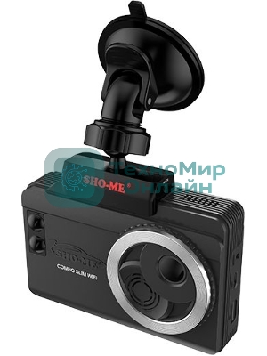 Видеорегистратор с радар-детектором Sho-Me Combo Slim WiFi GPS ГЛОНАСС