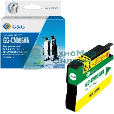 Картридж струйный G&G GG-CN056AN желтый (14 мл) для HP Officejet 6100/6600/6700/7110/7510/7610/7612
