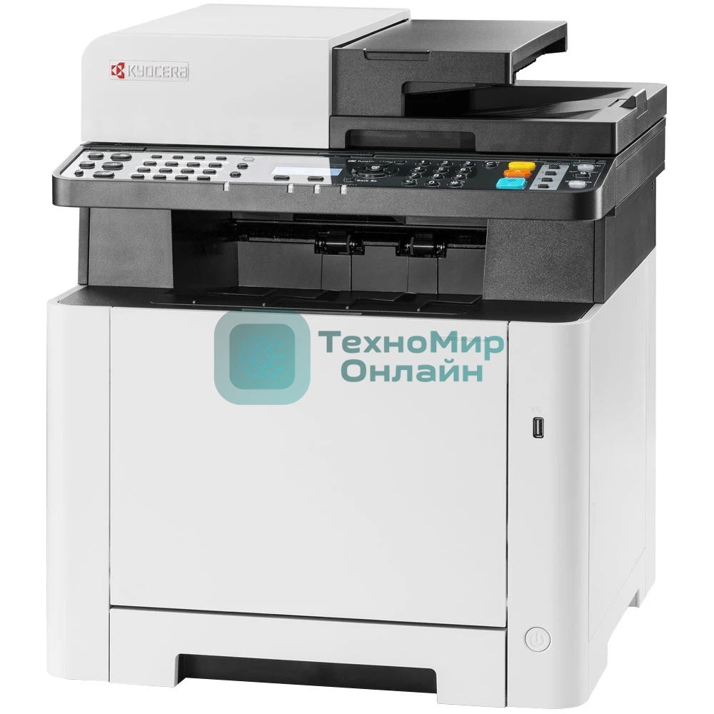 МФУ лазерное Kyocera Ecosys MA2100cfx (110C0B3NL0), A4, цветной, печ. до 21 стр/мин., скан. до 30 стр/мин. (ч/б) 23 стр/мин. (цвет), 1200 x 1200 dpi (печать) 600x600 dpi (скан.), USB, RJ-45, Air Print, Mopria (замена M5521cdn)