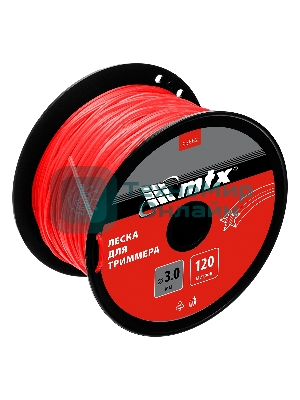 Леска для триммера звезда 3,0 мм х 120 м, на катушке MTX