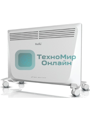 Конвектор электрический Ballu Enzo BEC/EZMR-1000 белый, 1000 Вт, 15 м2, термостат