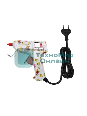 Клеевой пистолет Rexant, 15 Вт, Ø7 мм + набор цветных стержней 12 шт, блистер