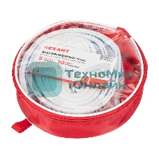 Трос буксировочный Rexant 10 т, 5 м, с двумя крюками, в чехле