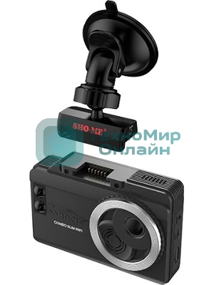 Видеорегистратор с радар-детектором Sho-Me Combo Slim WiFi GPS ГЛОНАСС