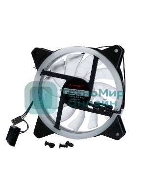 Вентилятор для корпуса Gembird черный, 120 мм, 1200 об/мин, 20.5 дБ, 3 pin