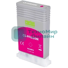 Картридж струйный Cactus CS-PFI030M PFI-030M пурпурный (55мл) для Canon imagePROGRAF TA-20/30