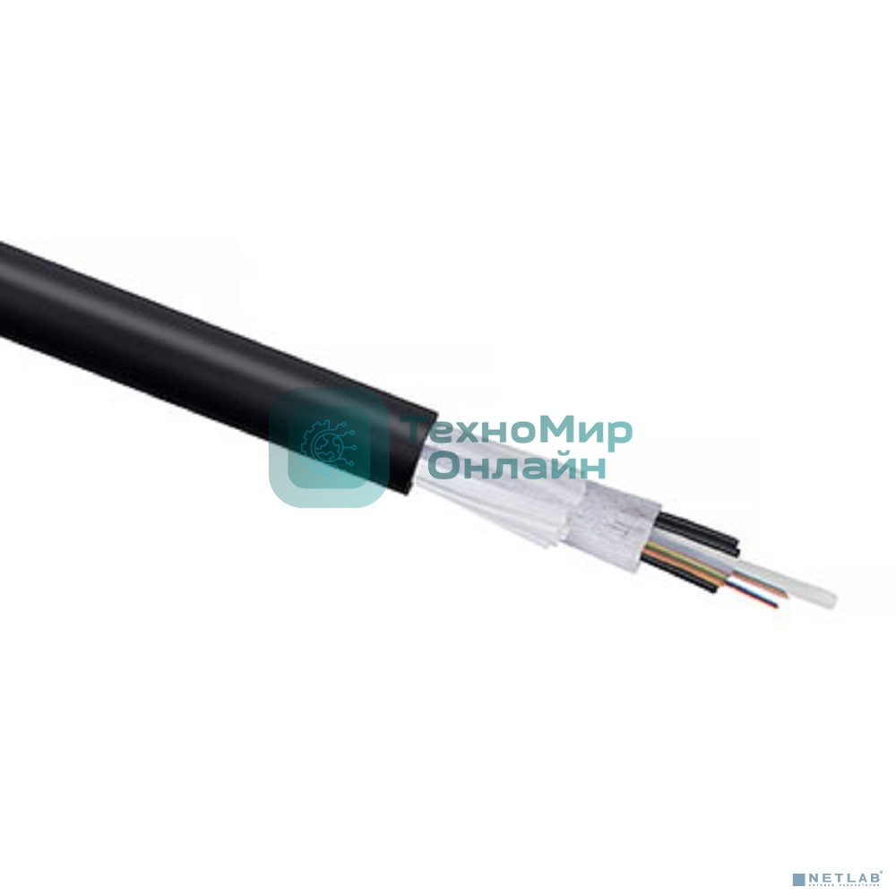 Кабель волоконно-оптический Cabeus SEG-9-01x08-D-J-PE-OUT 9/125 одномодовый, 8 волокон, loose tube, подвесной, для внешней прокладки (-60C ~ +70), PE, черный 500м