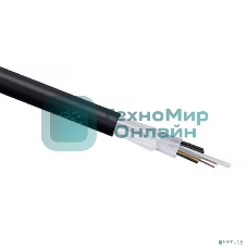 Кабель волоконно-оптический Cabeus SEG-9-01x08-D-J-PE-OUT 9/125 одномодовый, 8 волокон, loose tube, подвесной, для внешней прокладки (-60C ~ +70), PE, черный 500м