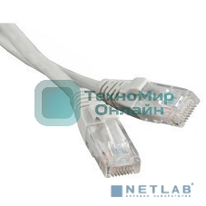 Патч-корд Hyperline U/UTP, Cat.6, LSZH, 20 м, серый PC-LPM-UTP-RJ45-RJ45-C6-20M-LSZH-GY