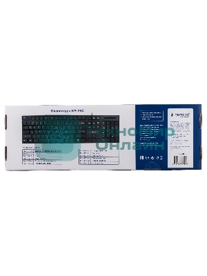 Клавиатура Gembird KB-250 проводная, USB Type-A, чёрный