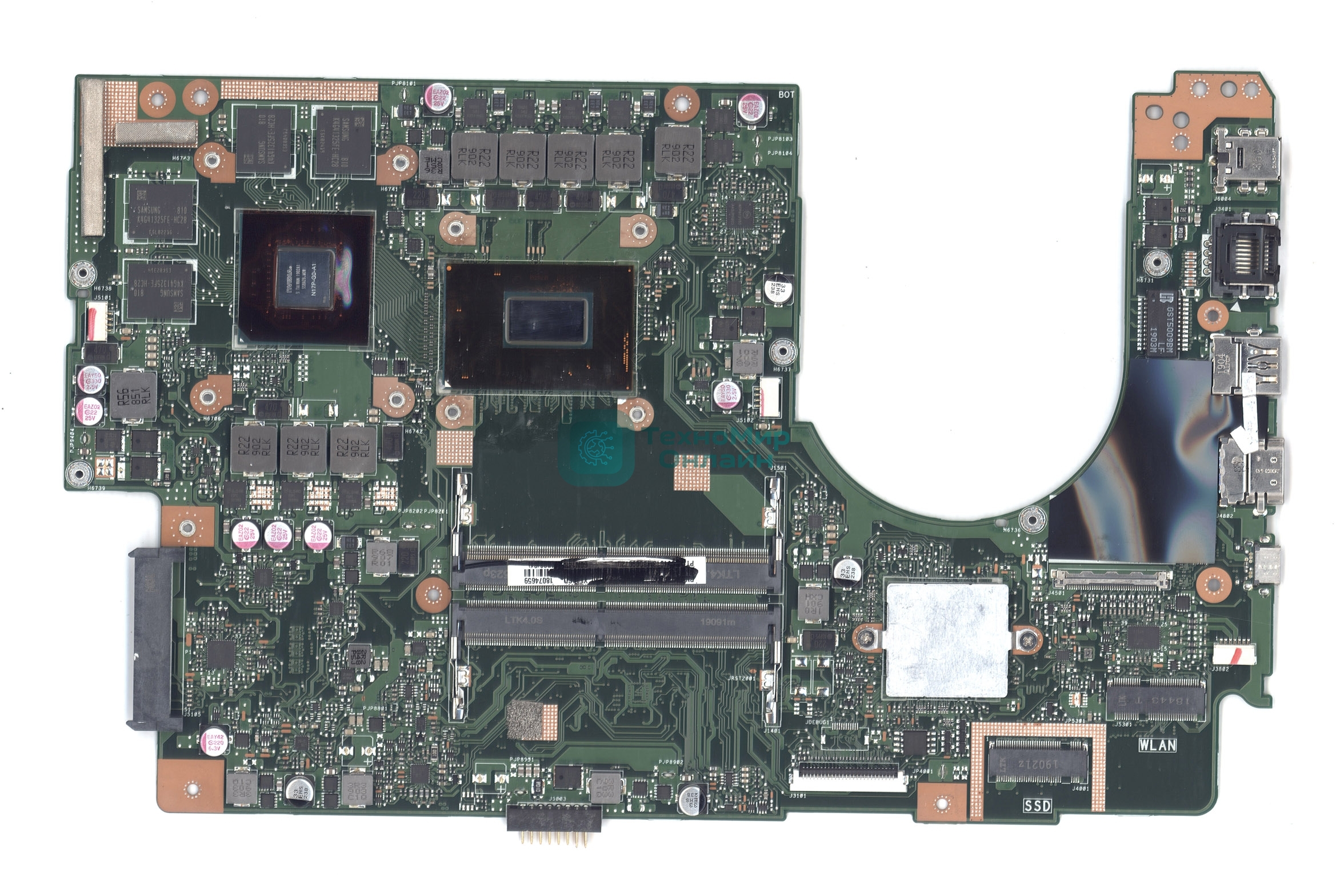 Материнская плата для Asus X580GD I7-8750H 90NB0HX0-R00040