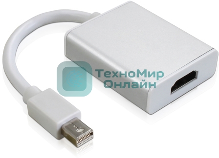 Адаптер-переходник Greenconnect Apple mini DisplayPort 20M > HDMI 19F (GCR-MDP2HD2)