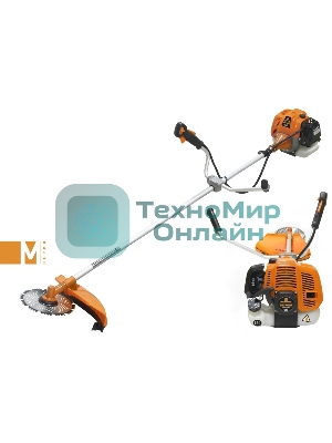 Мотокоса CARVER GBC-052M 1500Вт 2х-тактный 52см3 1л нож 230мм леска2.4мм