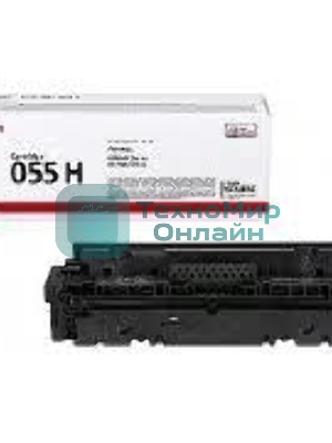Картридж лазерный Canon 055 C (3015C002) голубой (2100 стр.) для Canon i-SENSYS серий MF740, LBP660.