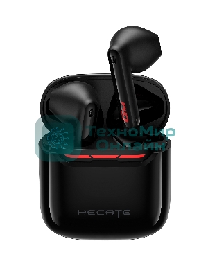 Игровая гарнитура TWS Edifier Hecate GM3 Plus черный, вкладыши, Bluetooth, до 5.5 ч