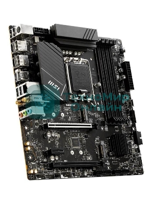 Материнская плата MSI PRO B760M-A WIFI, LGA 1700, Intel B760, 4xDDR5, 4xSATA, 2xM.2, 1xPCI-E 4.0 x16, 1xPCI-E 4.0 x4, 2xHDMI, 2xDP, 1x2.5Gb LAN, 2xUSB-A 2.0, 2xUSB 3.2 Gen 1, 2xUSB 3.2 Gen 2, 3x3.5 мм, 7.1, Micro-ATX