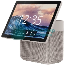 Умная колонка Яндекс Станция Дуо Макс, 60Вт, с экраном, 2 динамика, часы, камера, Wi-Fi, Bluetooth 5.2, Zigbee, Алиса, бежевый