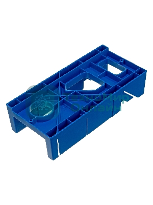 Стусло пластиковое Сибртех синее, 4 угла для запила+пила 450 мм