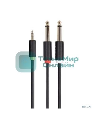 Кабель-адаптер 3.5ST(M)/2X6.35 ST(M), 3м, Telecom PRO TAV6168-3M