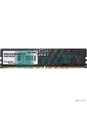 Оперативная память Patriot Signature, DDR5, 16GB (1x16 GB), 5600 MHz, CL46, DIMM