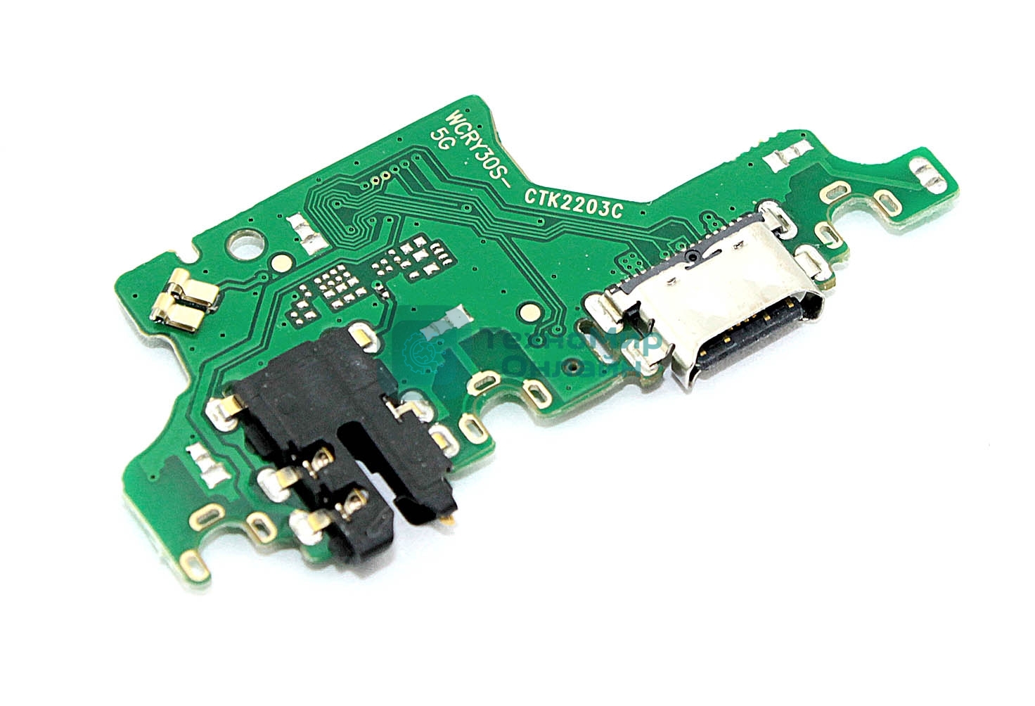 Нижняя плата с разъемом зарядки и микрофоном для Huawei Nova 7 SE