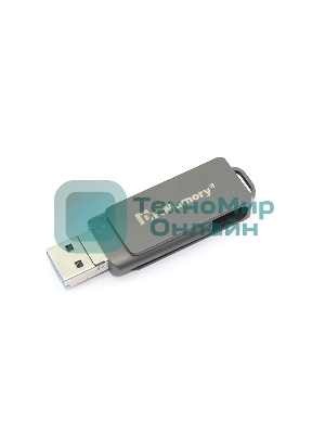 Флешка USB Dr. Memory 051, 64Gb, USB 3.0/USB Type-C, R/W 120/70, серый
