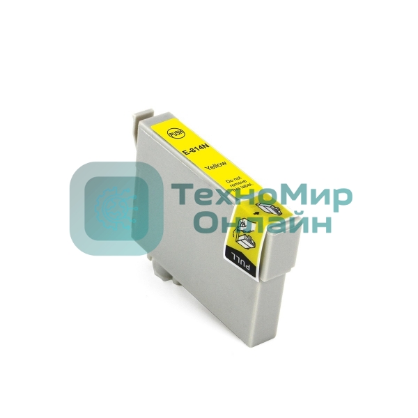 Картридж струйный NVPrint T0814 (NV-C13T11144A10) Yellow для Epson Stylus Photo 1410/R270/R290/R295/R390/RX590/RX610/RX615/X690/TX650/TX659/TX700/TX700W/TX710W/TX800/T50/T59 (18.2 мл) совместимый