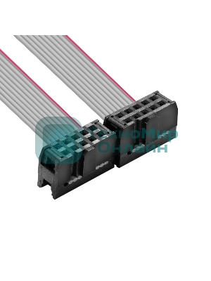 Планка портов в корпус 1xCOM ExeGate BrctDB91 (Com 10-pin (F) --> RS232 DB9 Male, кабель 20 см)