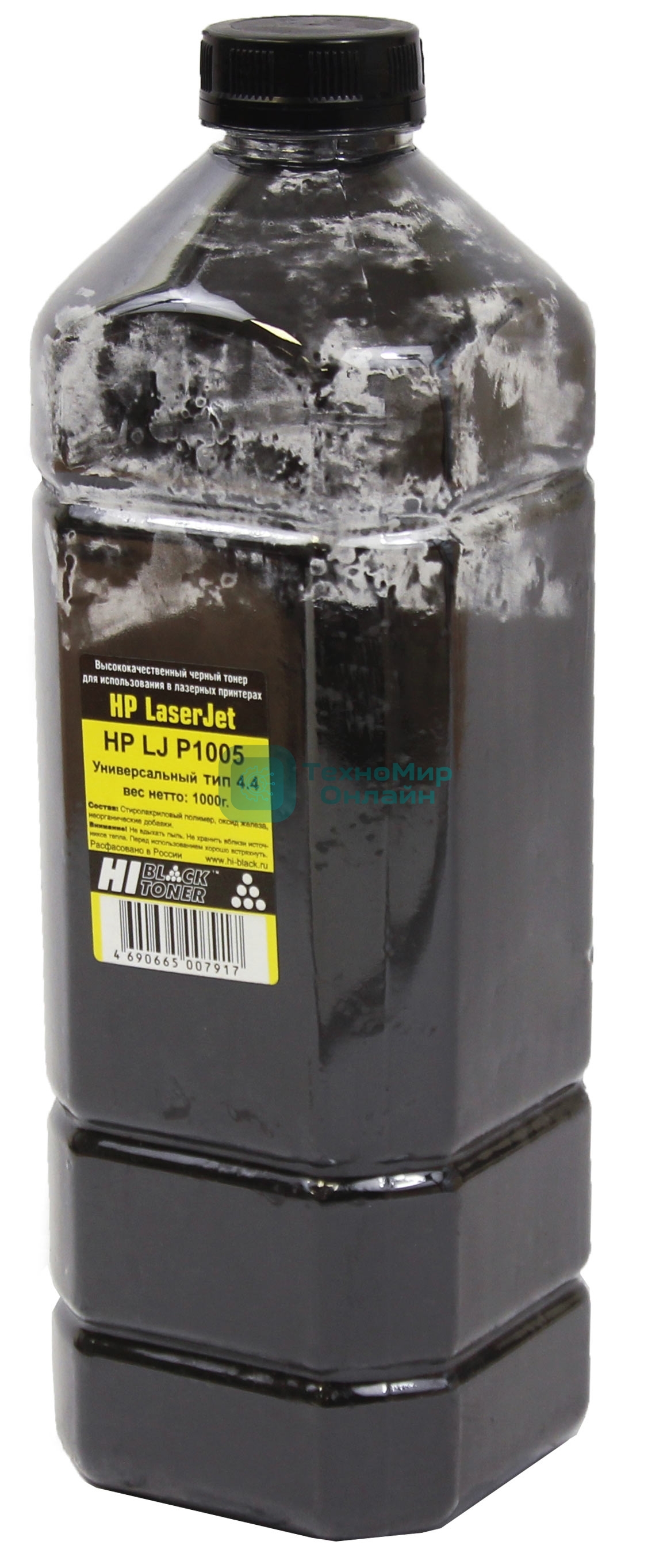 Тонер Hi-Black для HP LJ Универсальный P1005 (Hi-Black) Тип 4.4, 1 кг, канистра