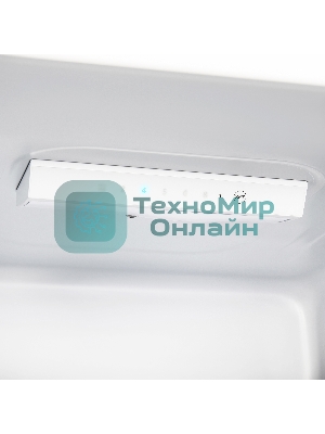 Холодильник Maunfeld MFF144SFW белый глянц. двухкамерный 154/52л морозилка снизу, ручная разморозка