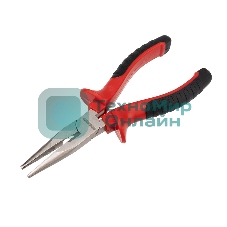 Тонкогубцы Rexant 160 мм никелированные, двухкомпонентные рукоятки