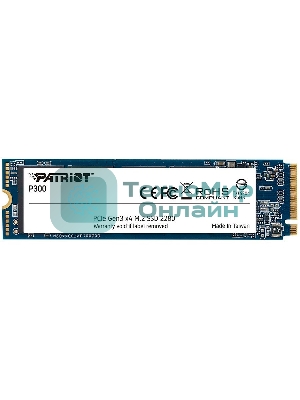 Накопитель SSD Patriot P300, 128Gb, PCIe 3.0 x4, M.2 2280, NVMe, R/W 1600/600