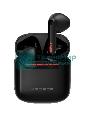 Игровая гарнитура TWS Edifier Hecate GM3 Plus черный, вкладыши, Bluetooth, до 5.5 ч