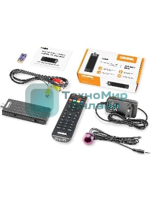 Приставка для цифрового ТВ Cadena CDT-2311 MINI черный, DVB-T2, DVB-T, HDMI, USB 2.0