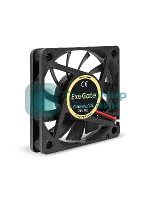 Вентилятор для корпуса ExeGate EX06010S2P-24 черный, 60 мм, 3000 об/мин, 24.1 дБ, 2 pin