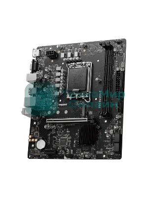 Материнская плата MSI PRO H610M-E, LGA 1700, Intel H610, 2xDDR5, 4xSATA, 1xM.2, 1xPCIe 4.0 x16, 1xPCIe 4.0 x1, 1xHDMI, 1xVGA, 1xRJ45 1Gb, 2xUSB-A 3.2 Gen 1, 4xUSB-A 2.0, 3x3.5мм, 7.1, mATX