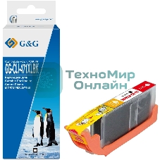 Картридж струйный G&G GG-CLI-471XLBK фото черный (10.8мл) для Canon TS5040/MG5740/MG6840/MG7740