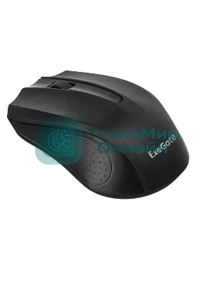 Мышь беспроводная ExeGate Professional Standard SR-9023 черный, 1200 dpi, радиоканал, USB, кнопки - 3