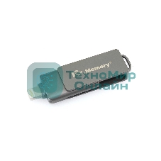 Флешка USB Dr. Memory 051, 64Gb, USB 3.0/USB Type-C, R/W 120/70, серый