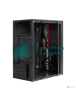 Компьютерный корпус Minitower ExeGate BAA-403U (mATX, без БП, 1хUSB/1хUSB 3.0, HD Audio, черный)
