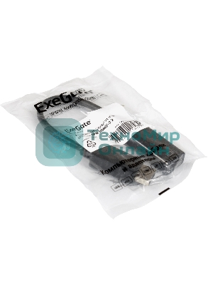 Кабель-переходник ExeGate EX284921RUS DisplayPort-HDMI ExeGate EX-DPM-HDMIF-0.15 (20M/19F, 0,15м)