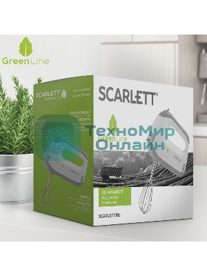 Миксер ручной Scarlett SC-HM40S17 белый