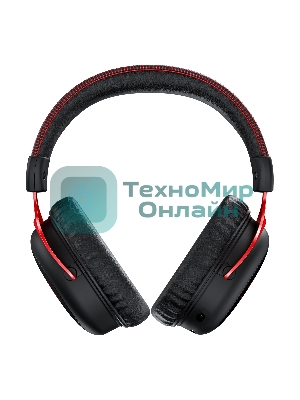 Гарнитура HyperX Cloud II красный, проводная, совместимость с консолями