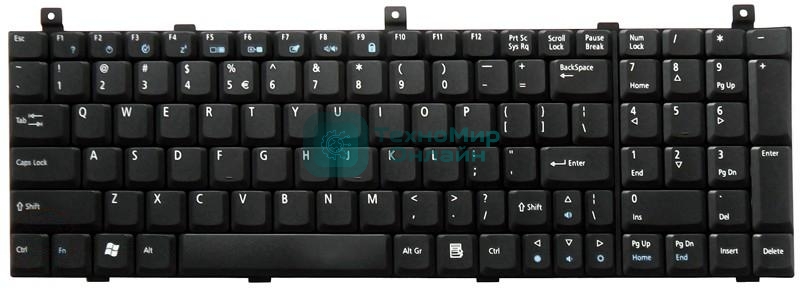 Клавиатура для ноутбука Acer Aspire 1800 9500 черная