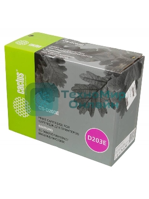 Картридж лазерный Cactus CS-D203E черный (10000 стр.) для Samsung SL-M3820D/M3820ND/M4020ND/M4020NX