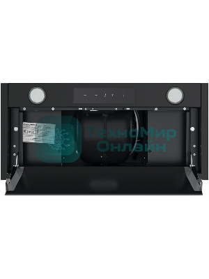 Вытяжка встраиваемая Maunfeld Fantasy Light 60 черная, 59.7 см, 800 куб. м/ч, 52 дБ